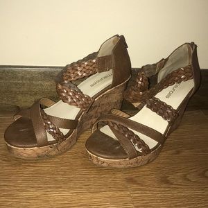 ⭐️ BOGO ⭐️ Maurices Braided Strap Wedges